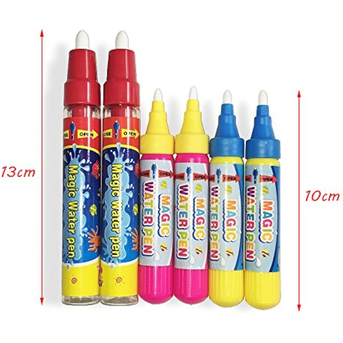 JAYSRIS Magic Water Replacement Pens | 6-Pack Refillable Doodle Pens