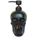 Caahanjia Ceramic Skull Soap Dispenser – 16oz Halloween Decor, Black