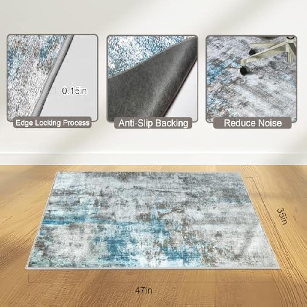 AmiRest Office Chair Mat 90x120cm | Anti-Slip Hardwood Floor Protector