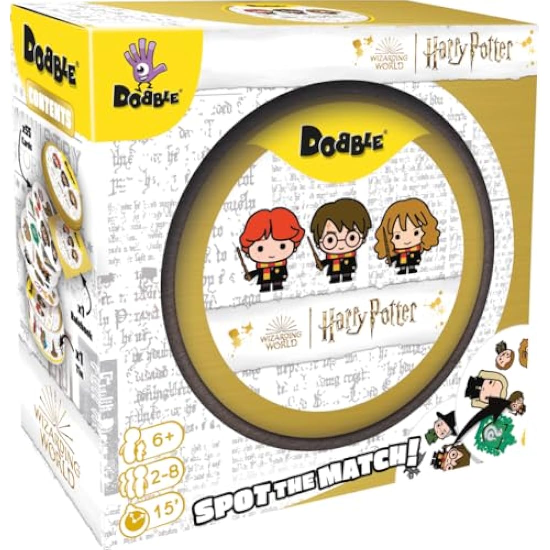 Harry Potter Dobble Card Game by Asmodee – Family Observation Game