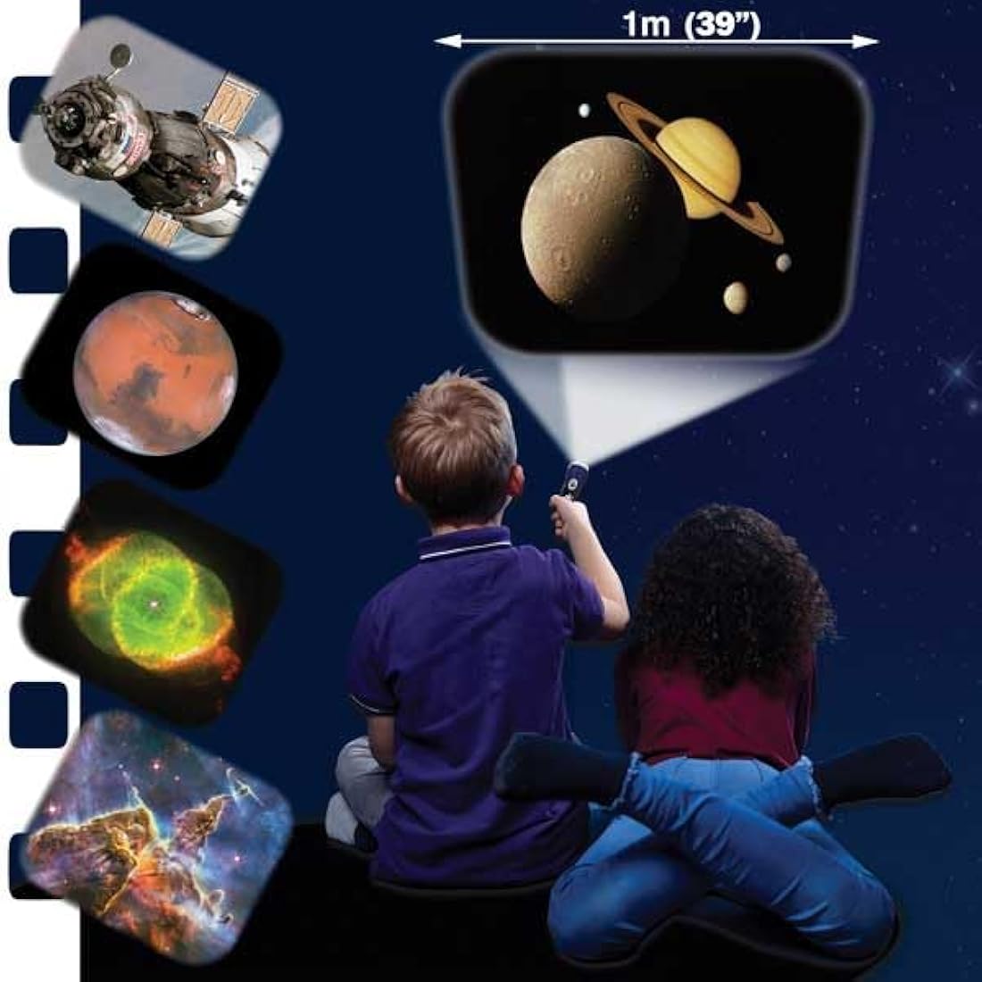 Brainstorm Toys Space Torch and Projector – 24 NASA Images STEM Toy