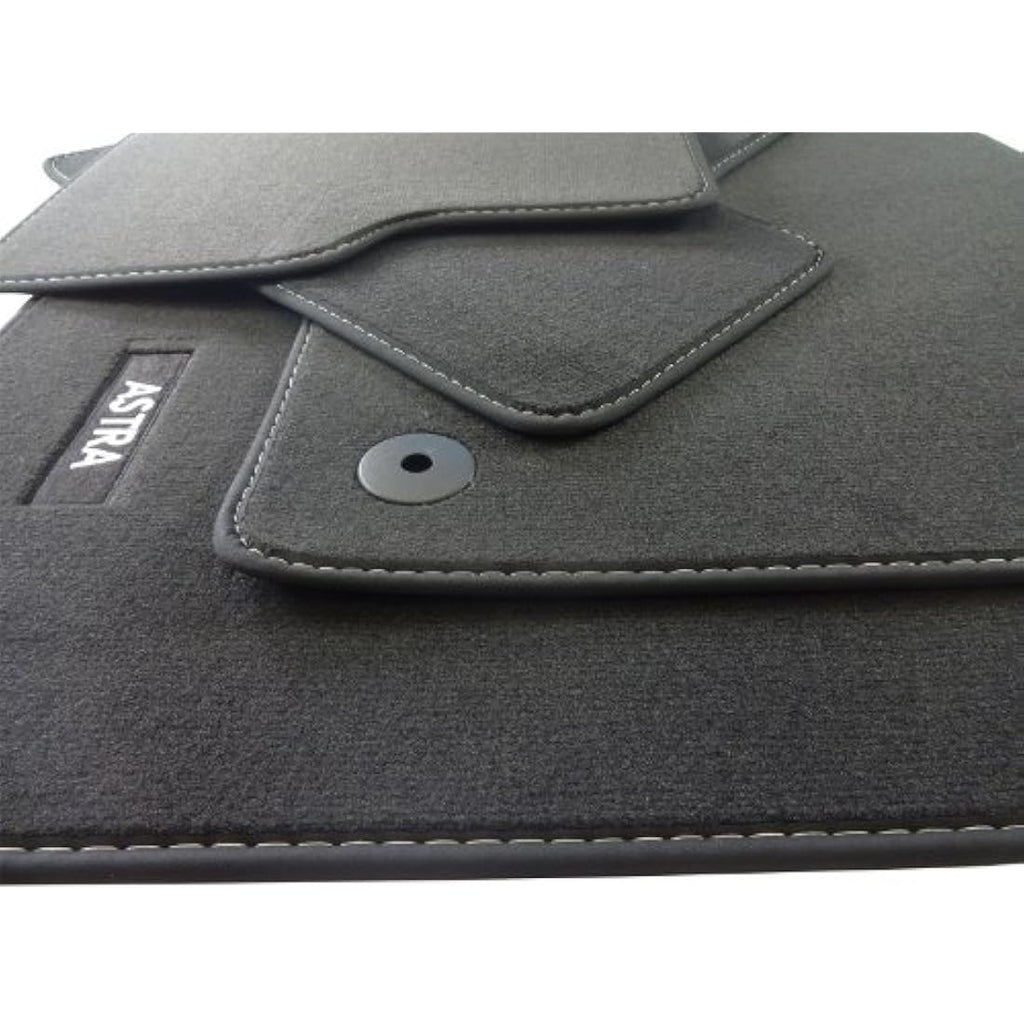 Vauxhall Astra J Genuine Tailored Velour Carpet Floor Mats – Black