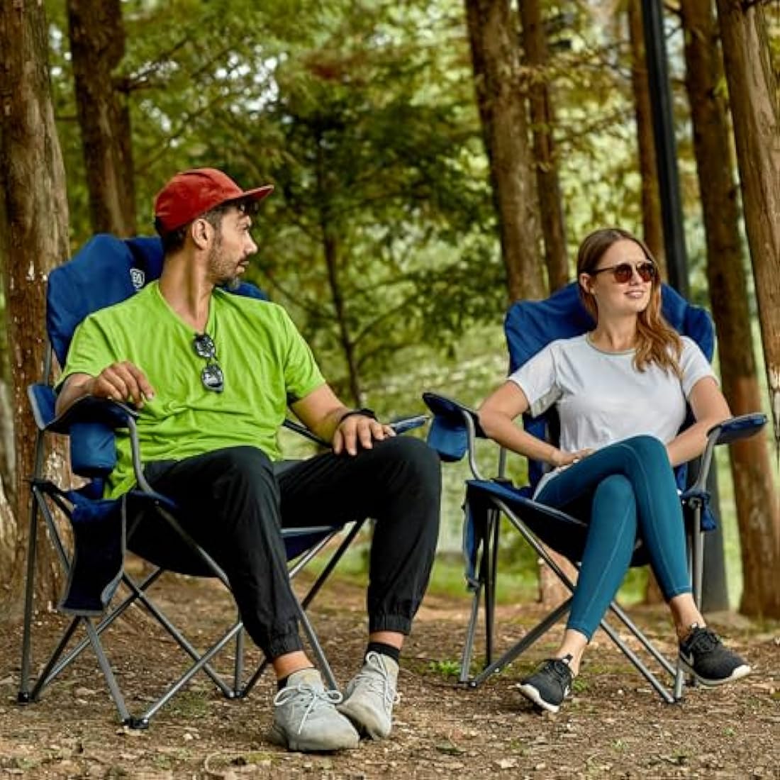 Ever Advanced Heavy Duty Folding Camping Chair | 160kg Oversized Seat