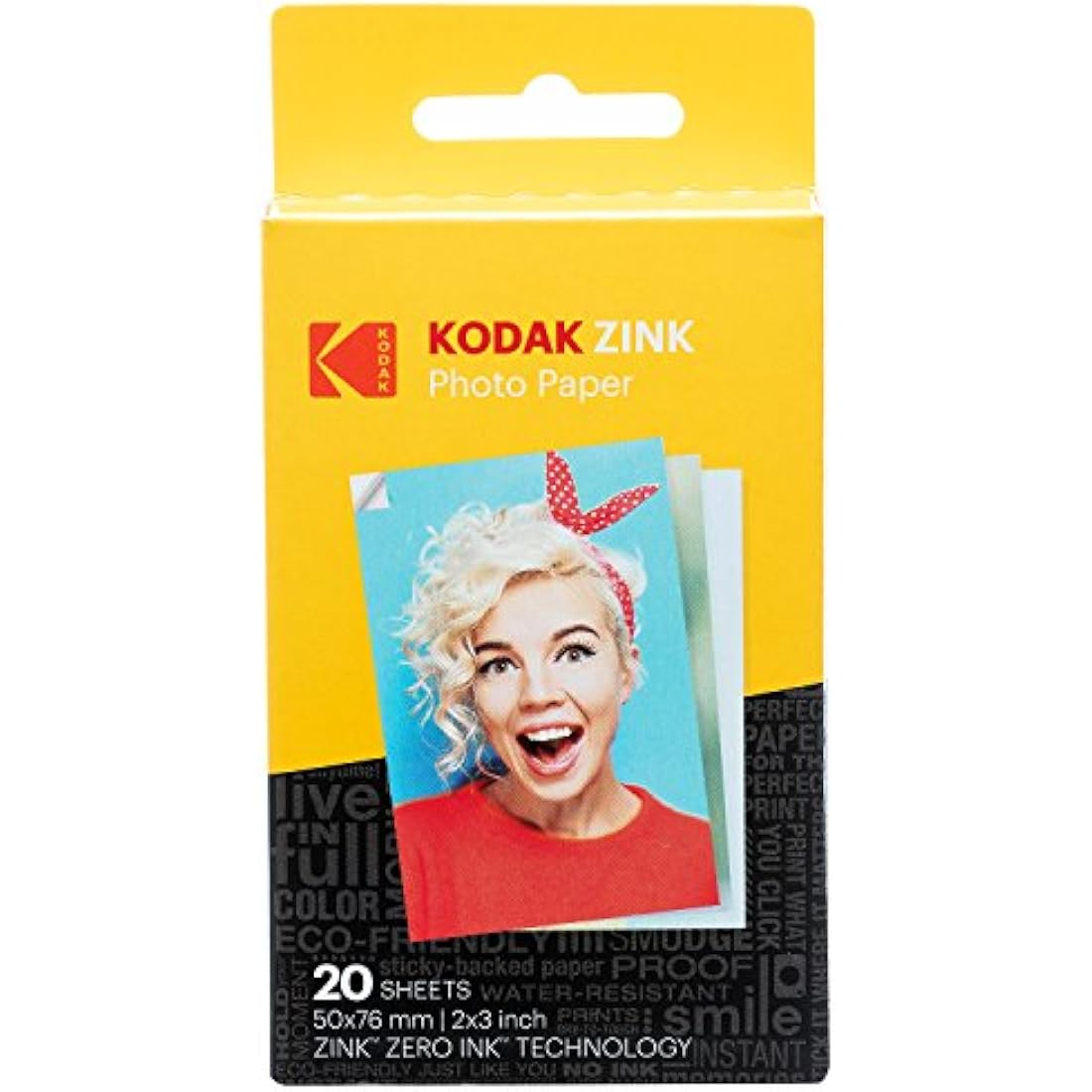 Kodak ZINK Photo Paper 5x7 cm for Printomatic Cameras – 20 Sheets