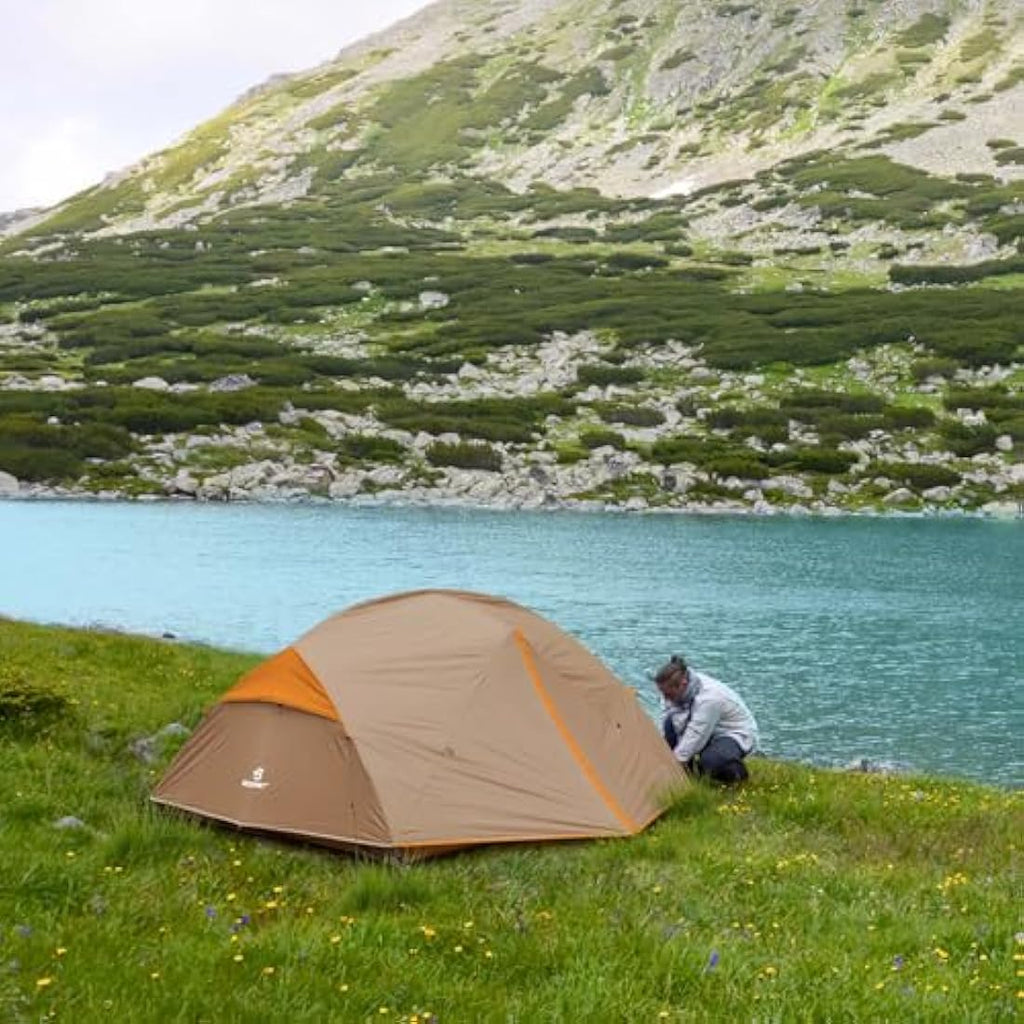 Bessport 3-Person Backpacking Tent – Waterproof Lightweight Shelter