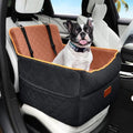 HEGGCOOE Memory Foam Dog Car Seat - Small/Medium Booster Bed - Black