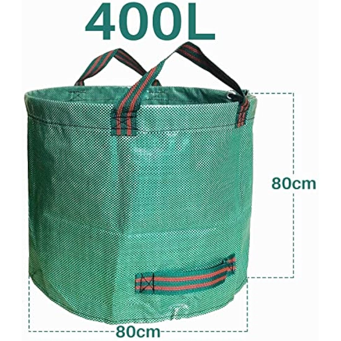 Singwow Heavy Duty Garden Waste Bags | 400L Reusable Leaf Sacks (2 Pack)