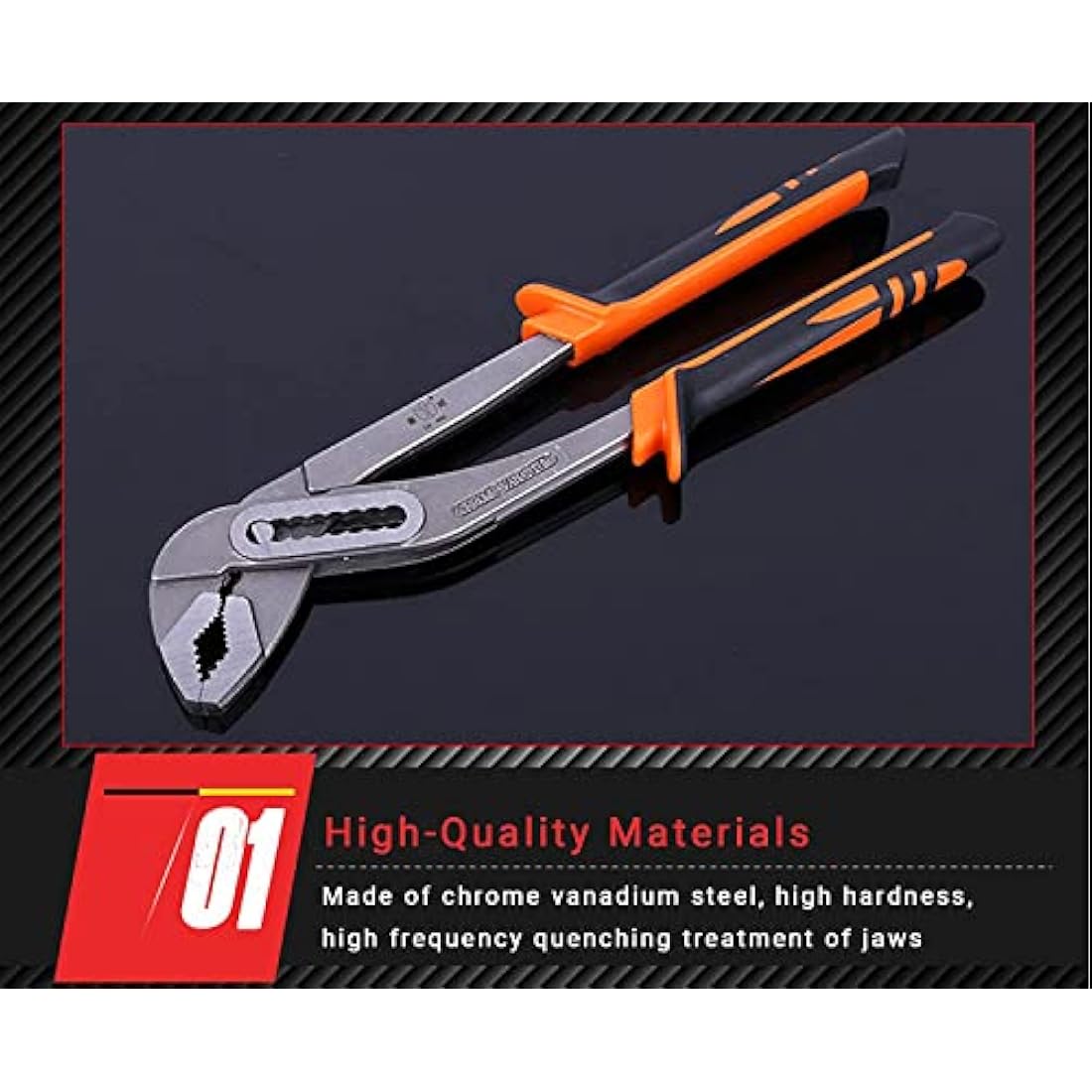 Jolof Store 2-Piece Tongue and Groove Water Pump Pliers Set