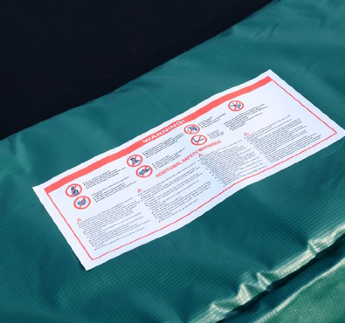 Greenbay 8FT Trampoline Safety Pad and Net Enclosure Set – Green