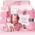 Jolof Store Luxury Self Care Gift Set – 10pc Pamper Hamper with Blanket