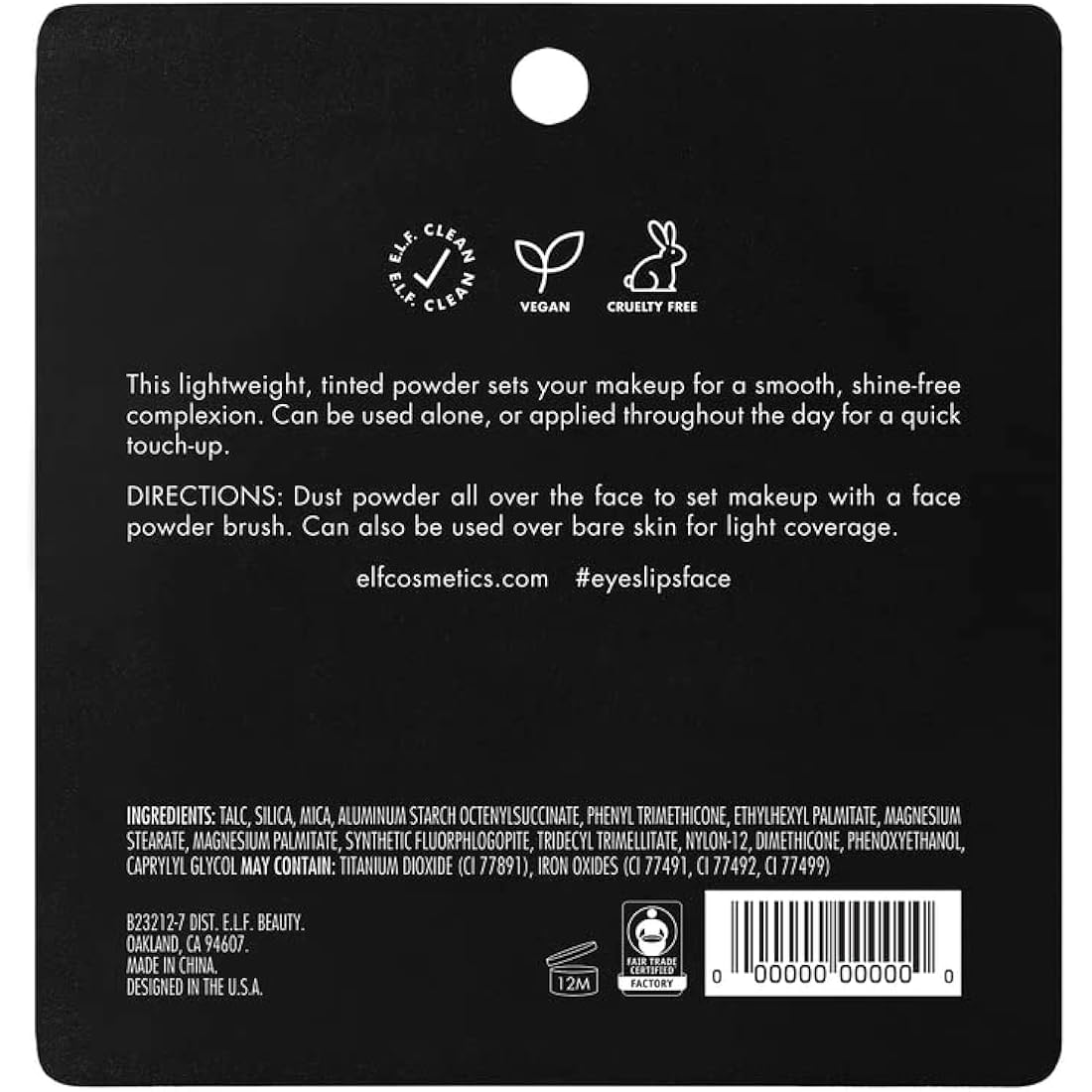 e.l.f. Prime & Stay Finishing Powder | Lightweight Tinted Setting Powder