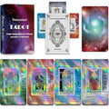 Holographic Tarot Cards for Beginners with Guide Book