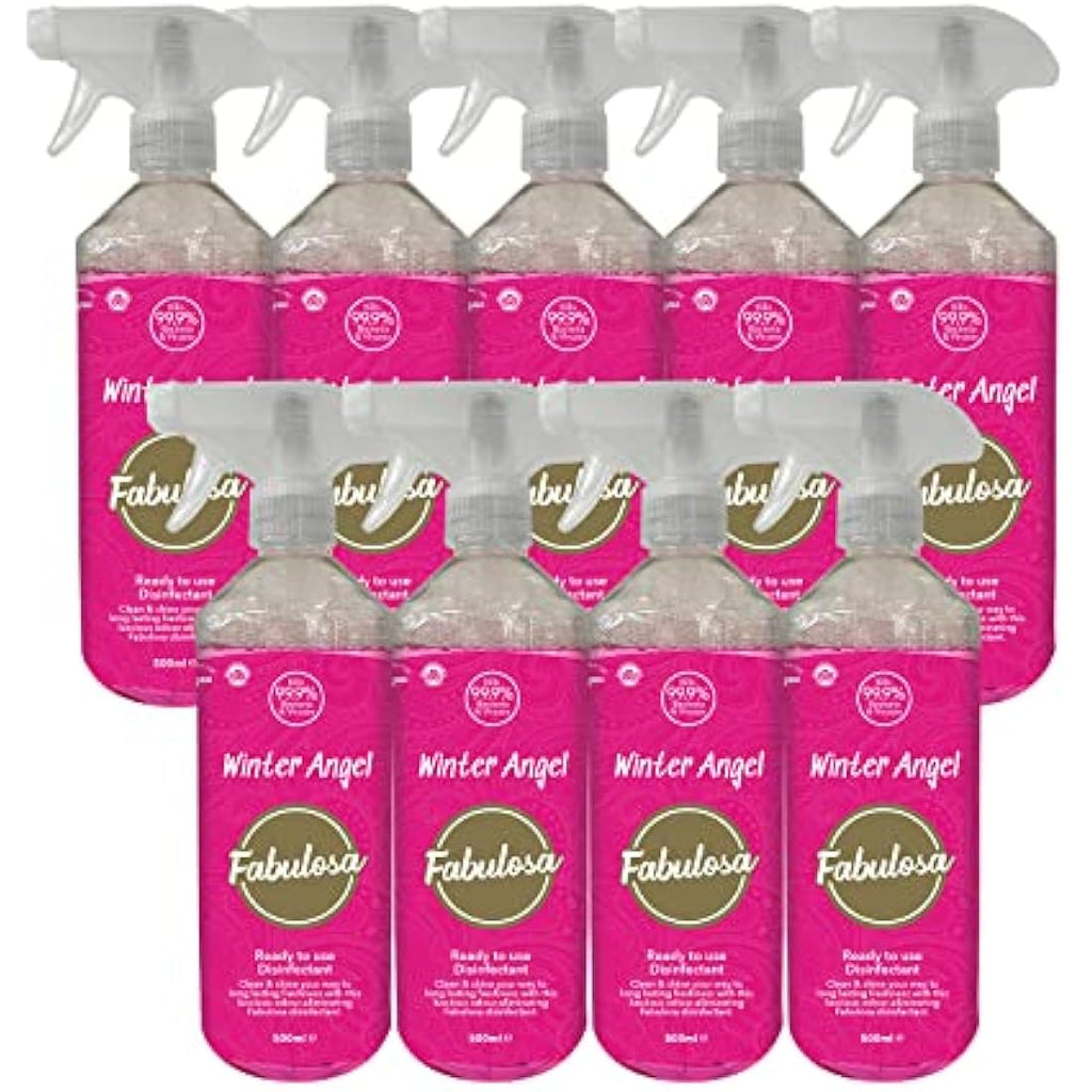 Fabulosa Antibacterial Kitchen Cleaner Spray, Winter Angel, 500ml - 9 Pack