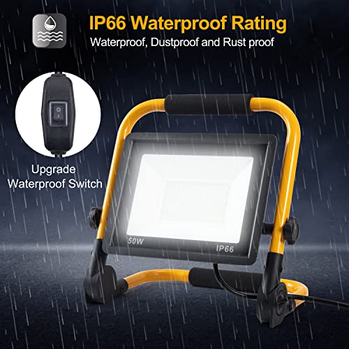 Sentoo LED Work Light –  Heavy-Duty Portable Jobsite Lamp