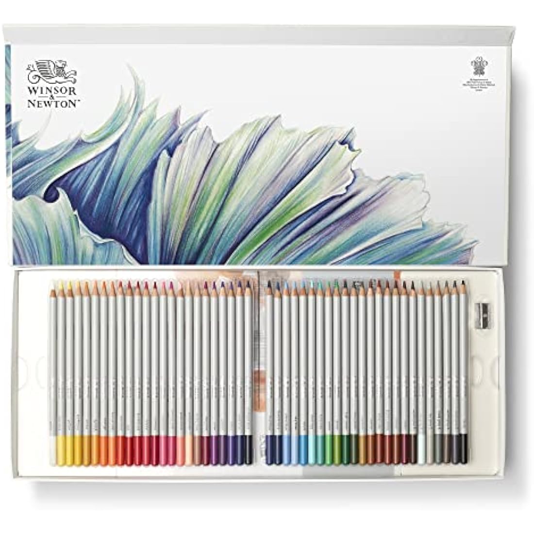 Winsor & Newton Artist Colouring Pencils - 50 Piece Wood Drawing Set