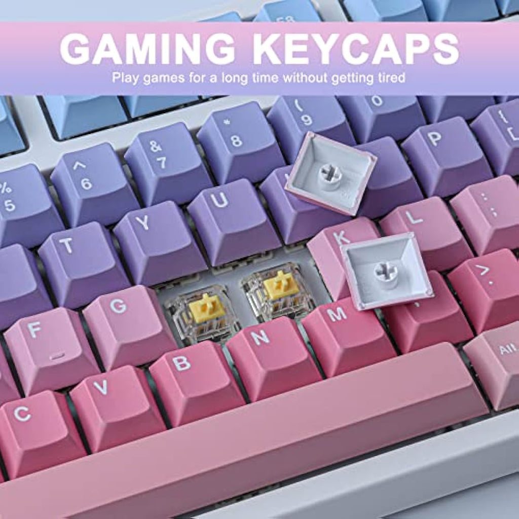 Tsungup PBT Keycaps | 129 Key Cherry Profile Dye-Sub for MX Keyboards