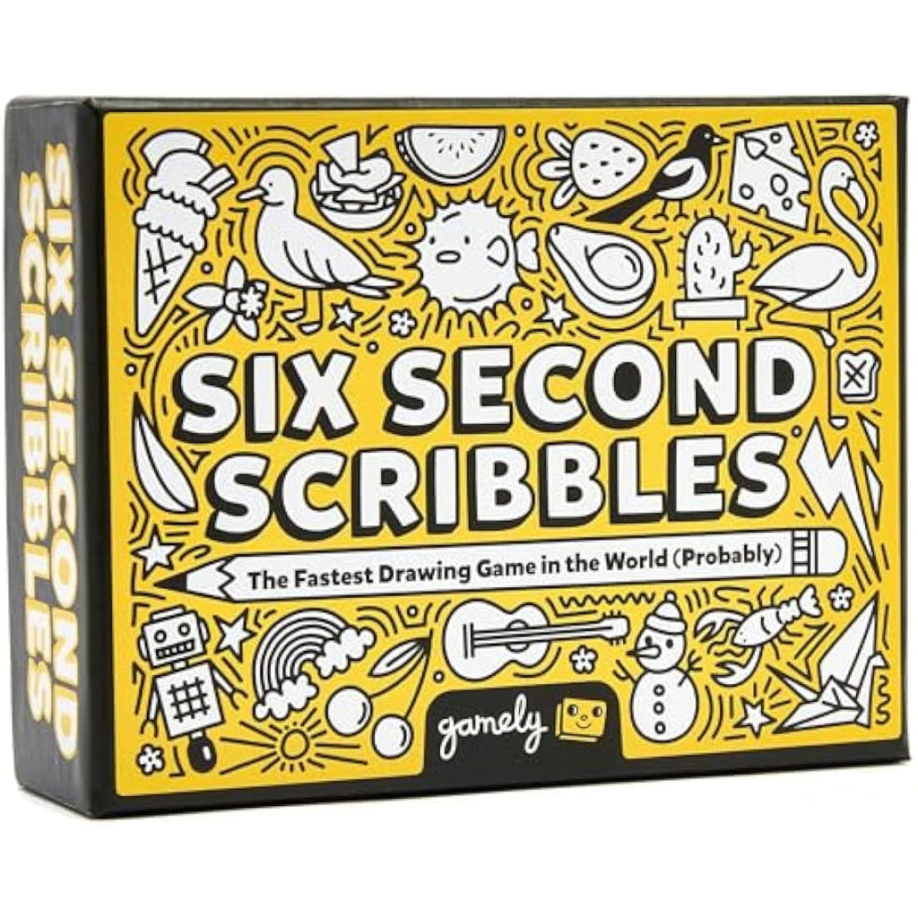 Six Second Scribbles – Fast Drawing Party Game for Families & Adults