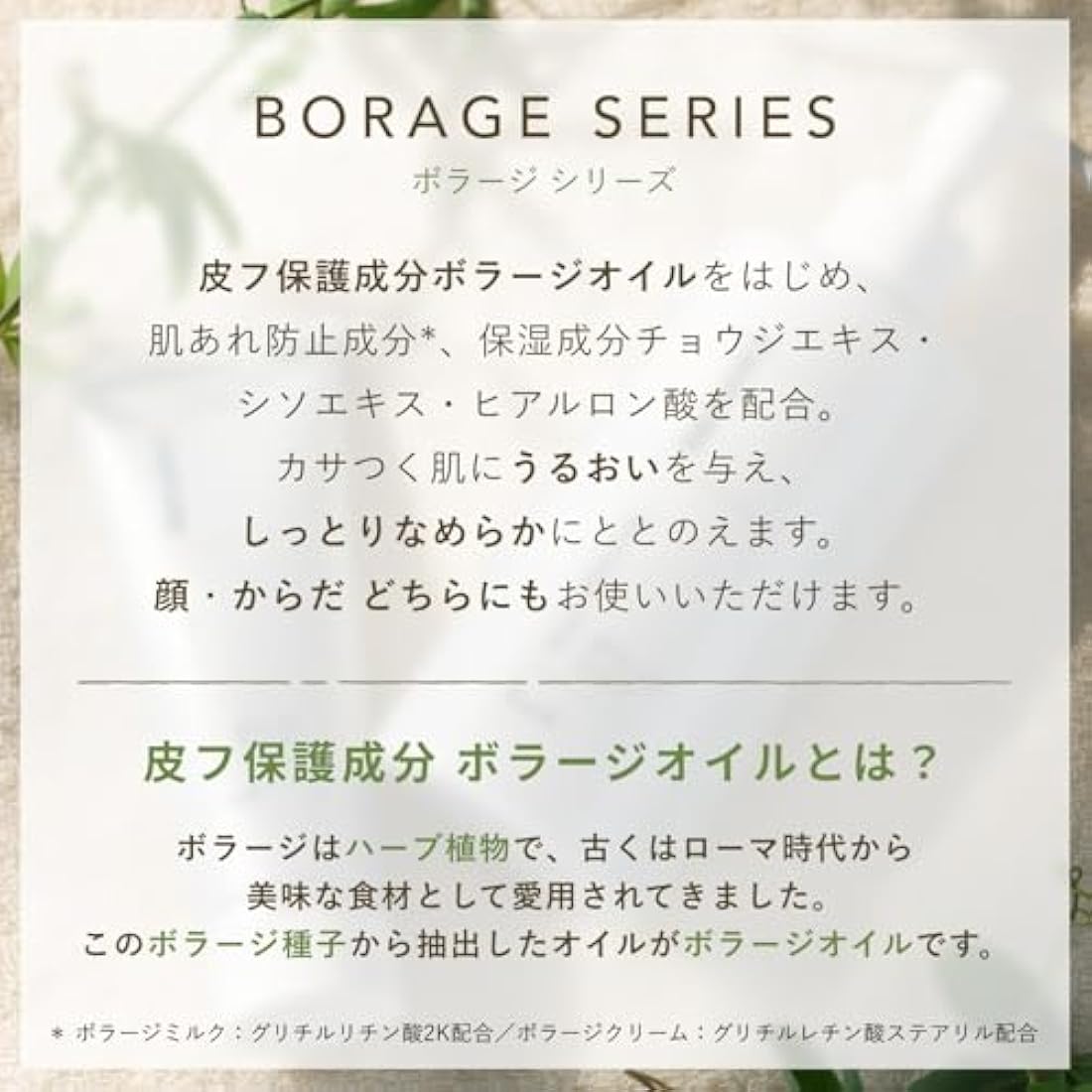 Chifure Borage Cream 80g – Hydrating Face Moisturizer for Sensitive Skin