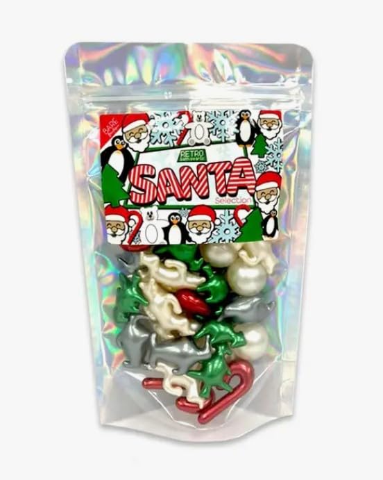 Retro Christmas Bath Pearls – 30 Scented Festive Shapes