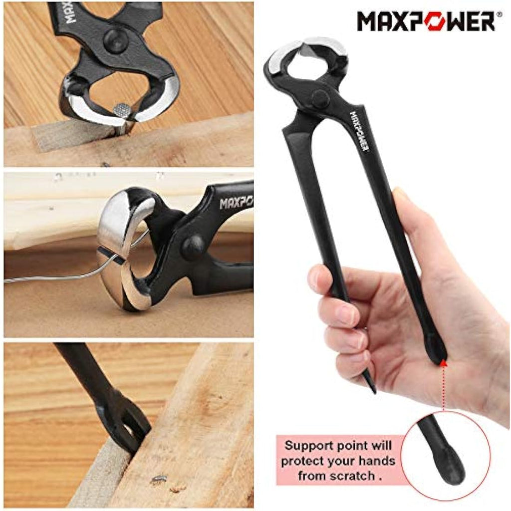 MAXPOWER 4-Piece Pry Bar and Nail Puller Set | Demolition Tool Kit