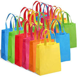 BOENFU 30 Pcs Non-Woven Party Bags with Handles - Reusable Gift Totes