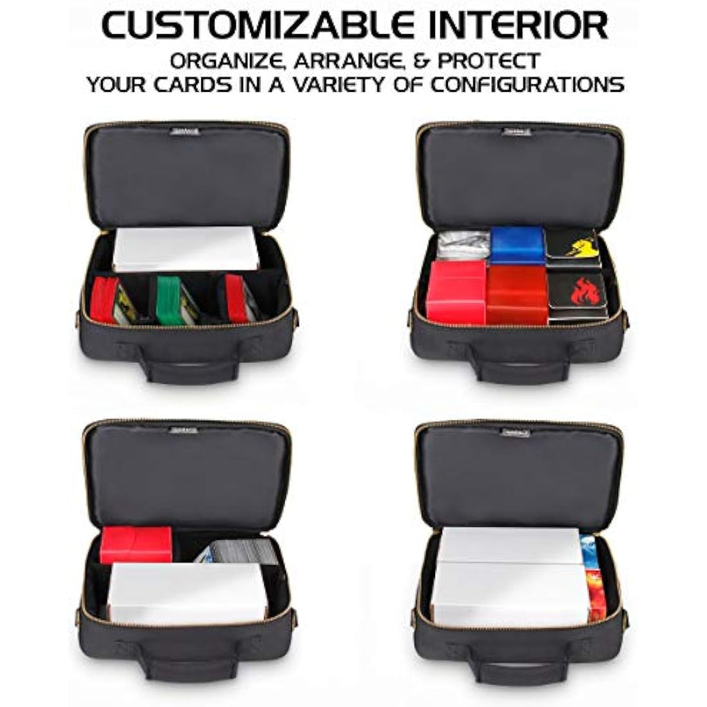 ENHANCE MTG Card Storage Case - 1200+ Card Deck Holder & TCG Travel Bag