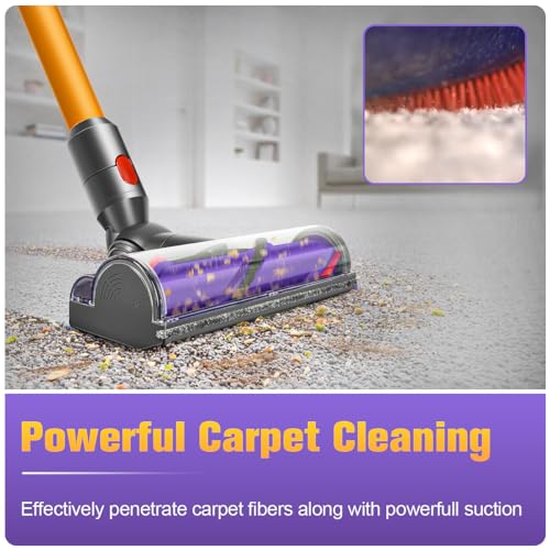 MOPEI Direct Drive Cleaner Head for Dyson V7 V8 V10 V11 V15 Vacuums