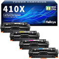 Halloya 410X CF410X High Yield Toner Cartridges for HP LaserJet Pro - 4 Pack