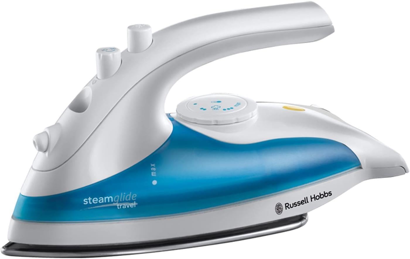 Russell Hobbs Dual Voltage Travel Iron – Stainless Steel Steam Glide