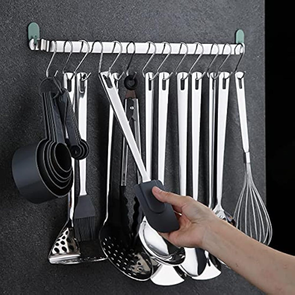 Kyraton 37-Piece Stainless Steel Kitchen Utensils Set with Holder