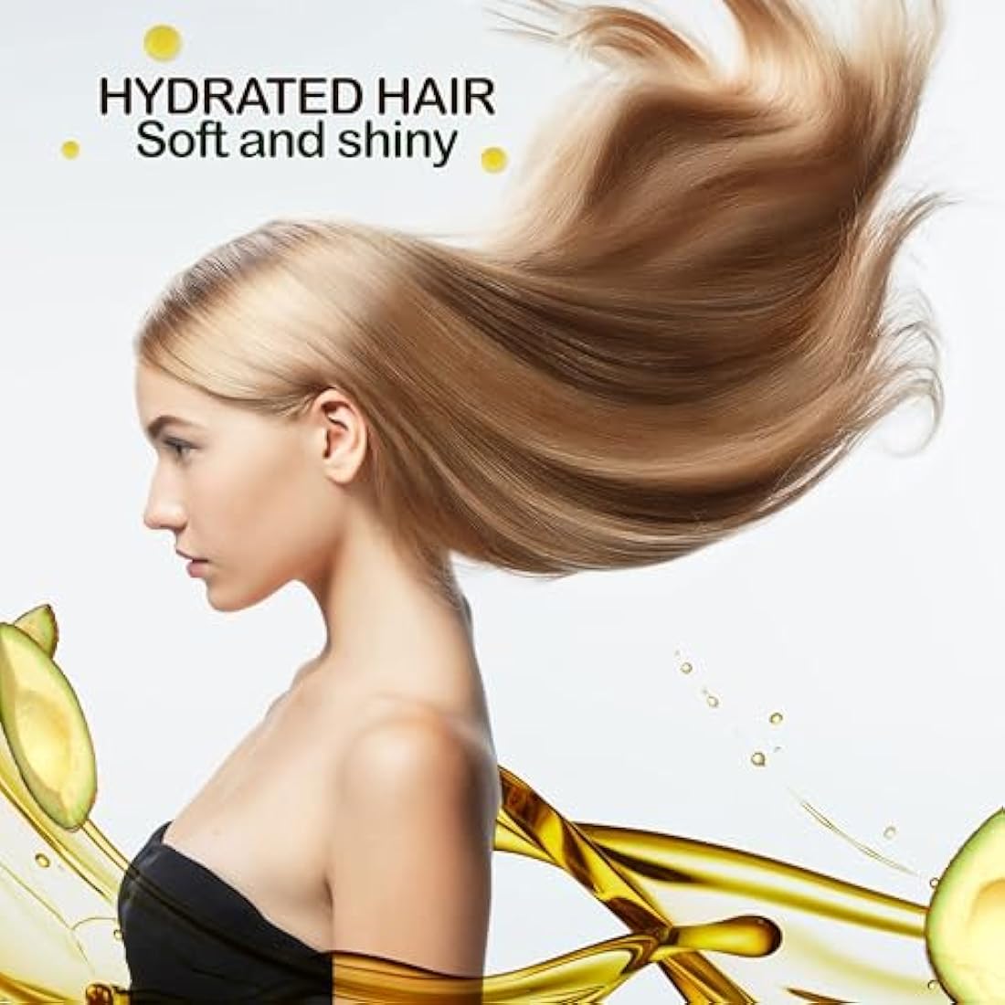 Organic Cold Pressed Avocado Oil - Hair & Body Care, 1000ml