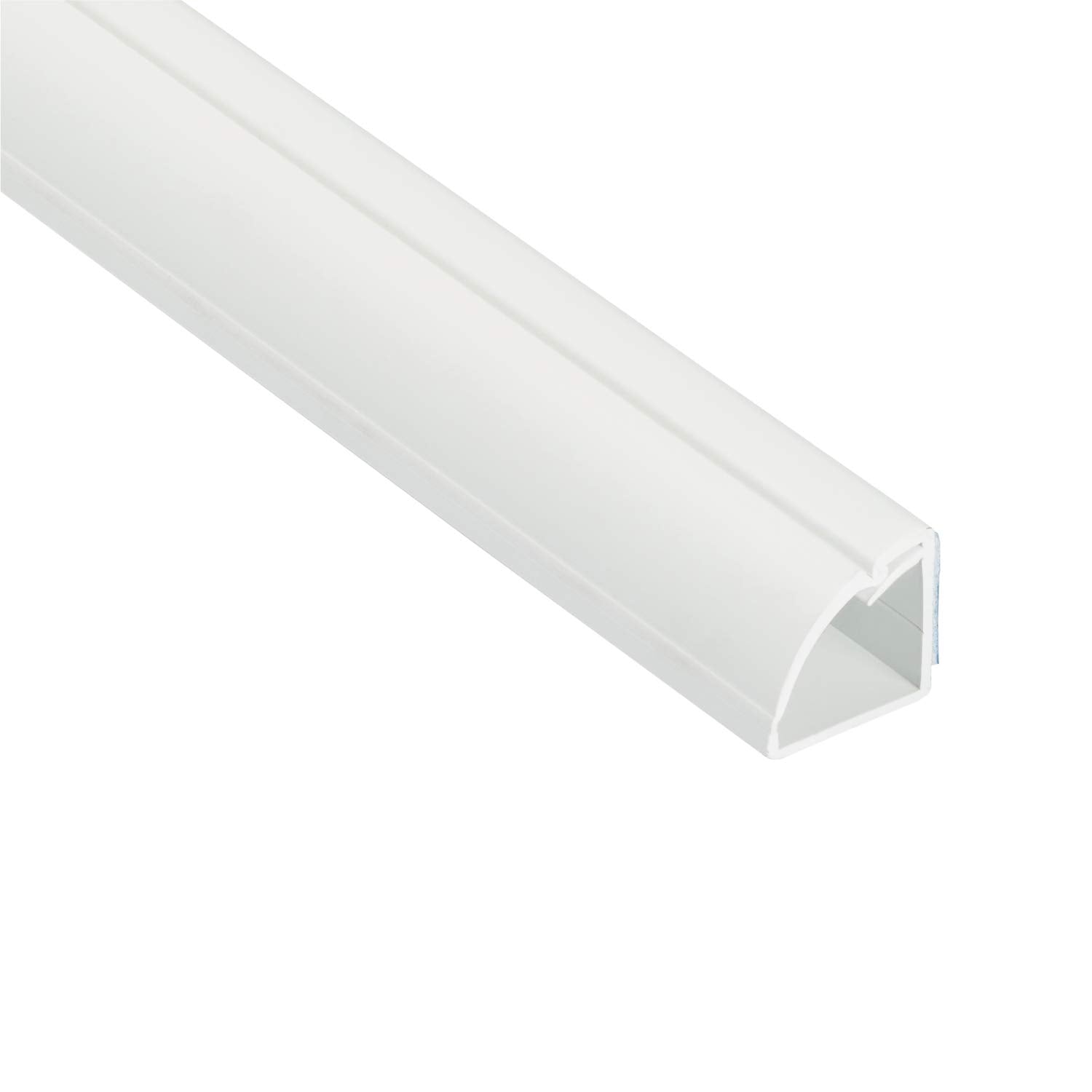 D-Line Quarter Round Cable Trunking | Paintable Wire Cover - 22mm White