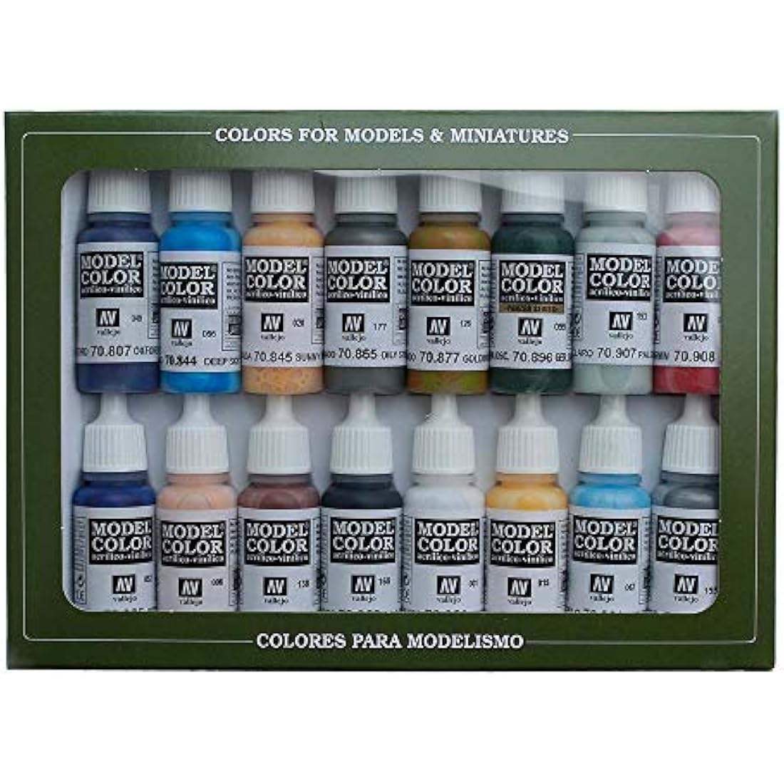 Vallejo Model Color American Civil War Acrylic Paint Set | 16 Pack