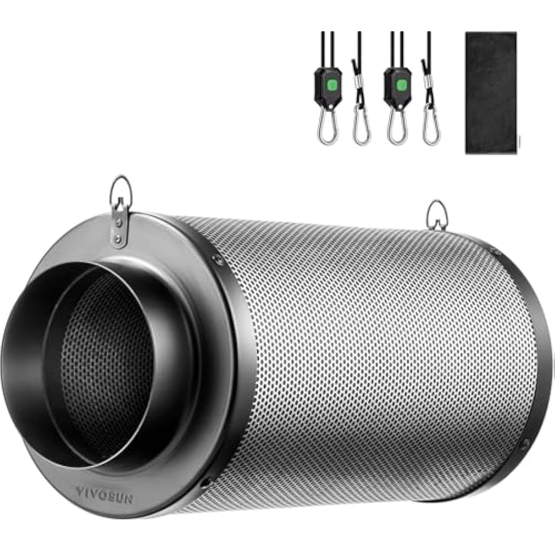VIVOSUN 8" Air Carbon Filter | Australian Charcoal Odor Control Scrubber