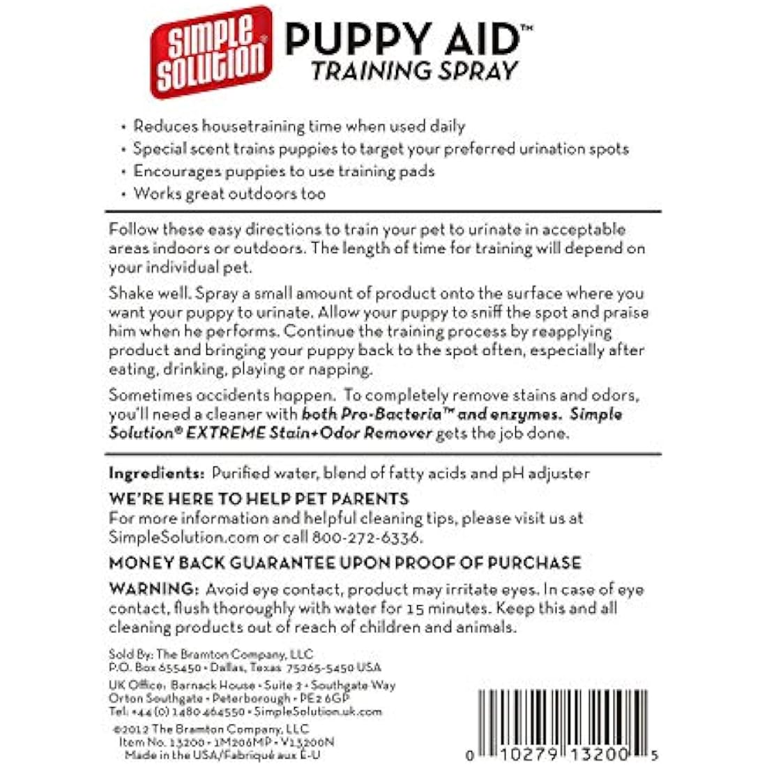 Simple Solution Puppy Potty Training Aid – Dog Housebreaking Spray 500ml