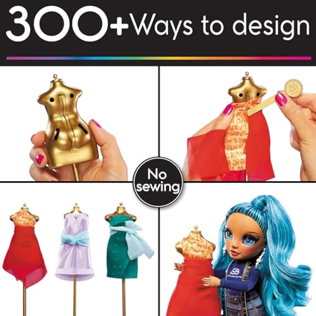 Rainbow High Dream & Design Fashion Studio Playset with Skyler Doll