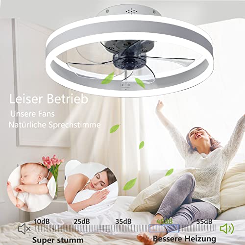 Wildcat Modern LED Ceiling Fan with Light | Remote Control & Timer