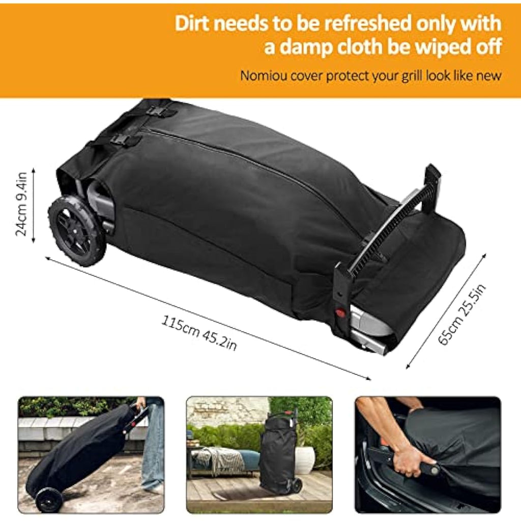 Jolof Store Grill Cover for Weber Traveler – Waterproof 600D Oxford Bag