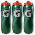 Gatorade 32oz Squeeze Water Bottle – Leakproof Contour Style, 3 Pack