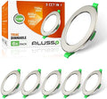 ALUSSO 10W LED Recessed Downlights – IP44 Dimmable CCT Slim Spotlights, 6 Pack