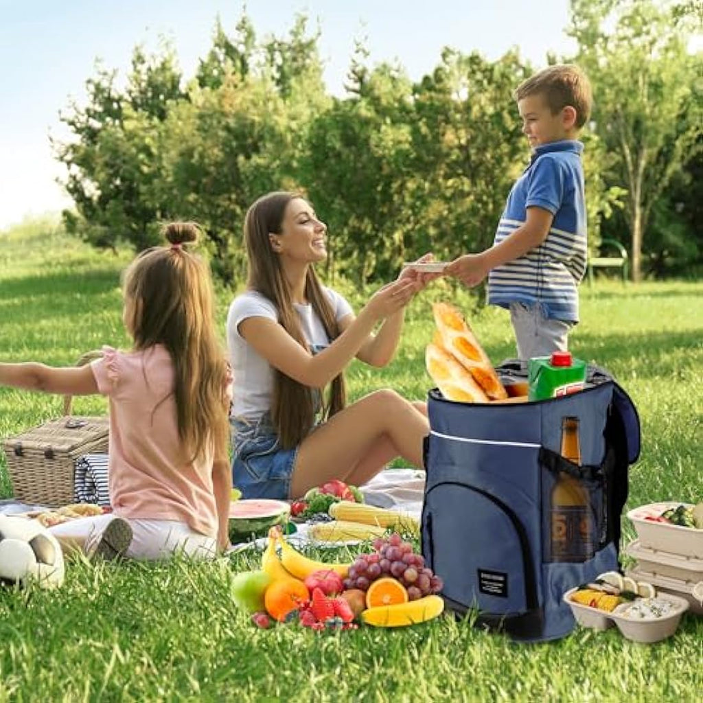 Outplea 30L Insulated Cooler Backpack – 36 Can Leak Proof Soft Bag
