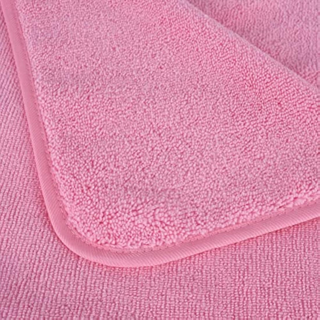 Polyte Quick Dry Microfibre Bath Towels - 76 x 145 cm, 4 Pack (Pink)