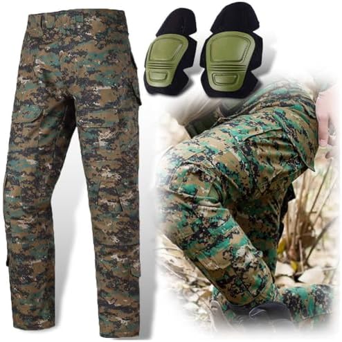 Tactical Military Combat Pants with Knee Pads for Airsoft