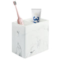 Tahbarshi Diatomite Electric Toothbrush Holder | Fast Drying White Marble