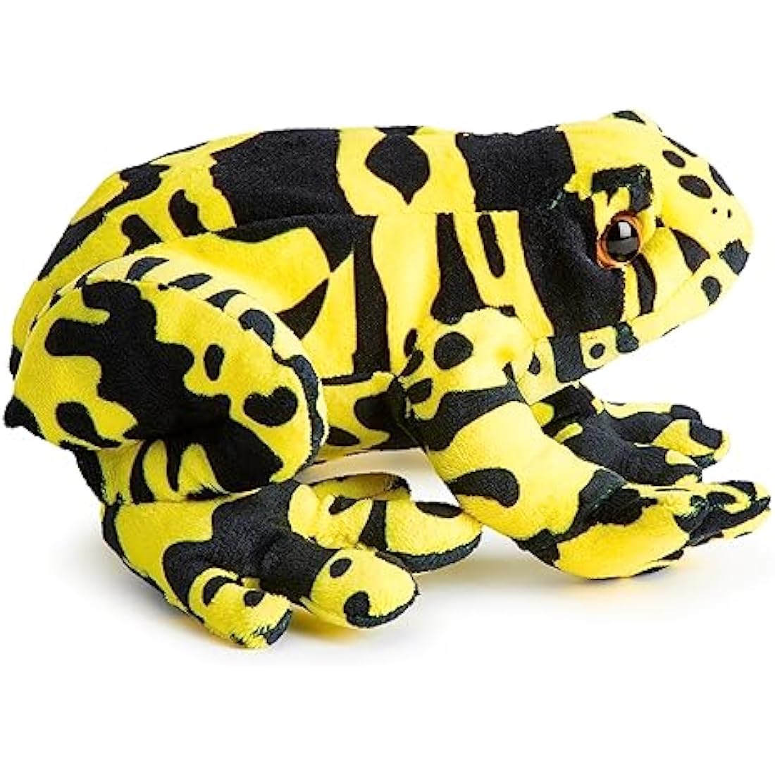 Zappi Co Yellow Poison Dart Frog Plush - 21cm Recycled Stuffed Animal