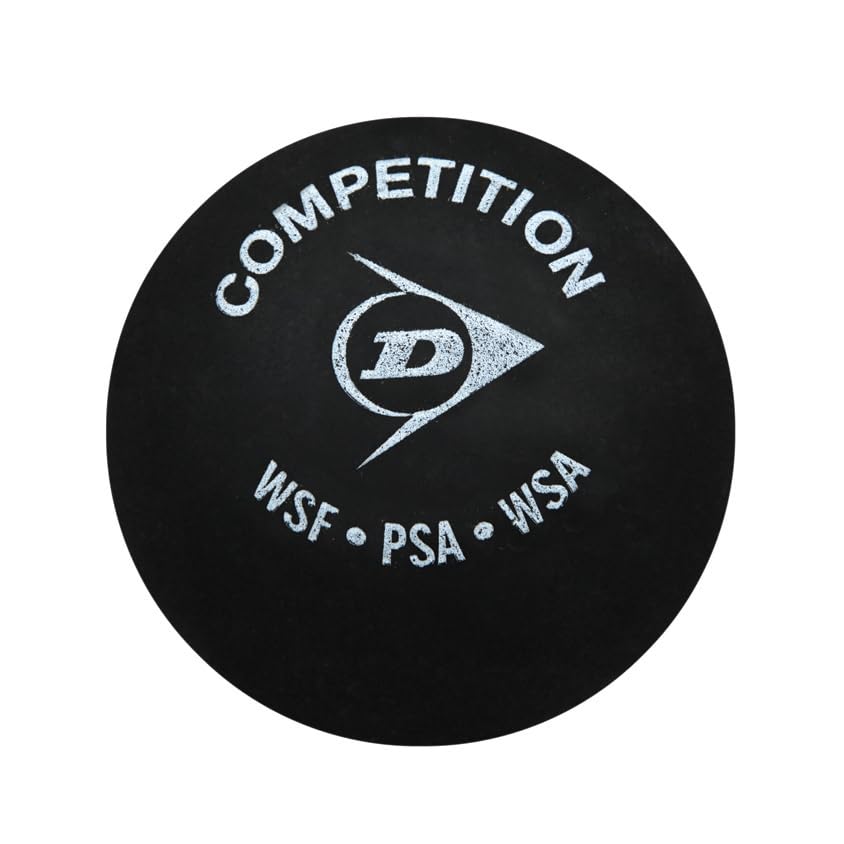 Dunlop Competition Squash Balls – Yellow Slow Speed – 12 Pack