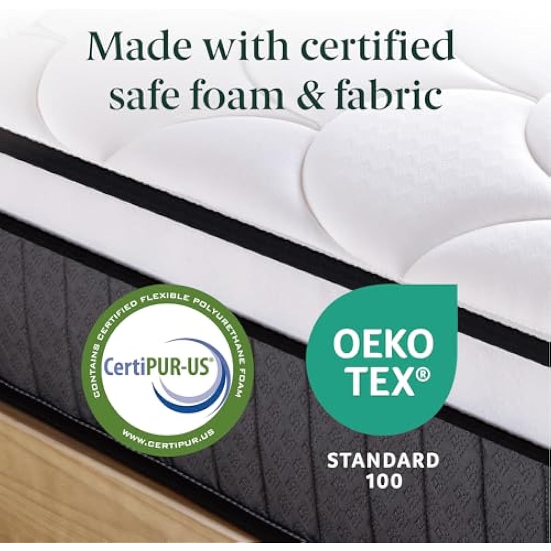 Zinus Double Hybrid Mattress | 25cm Pocket Spring & Memory Foam