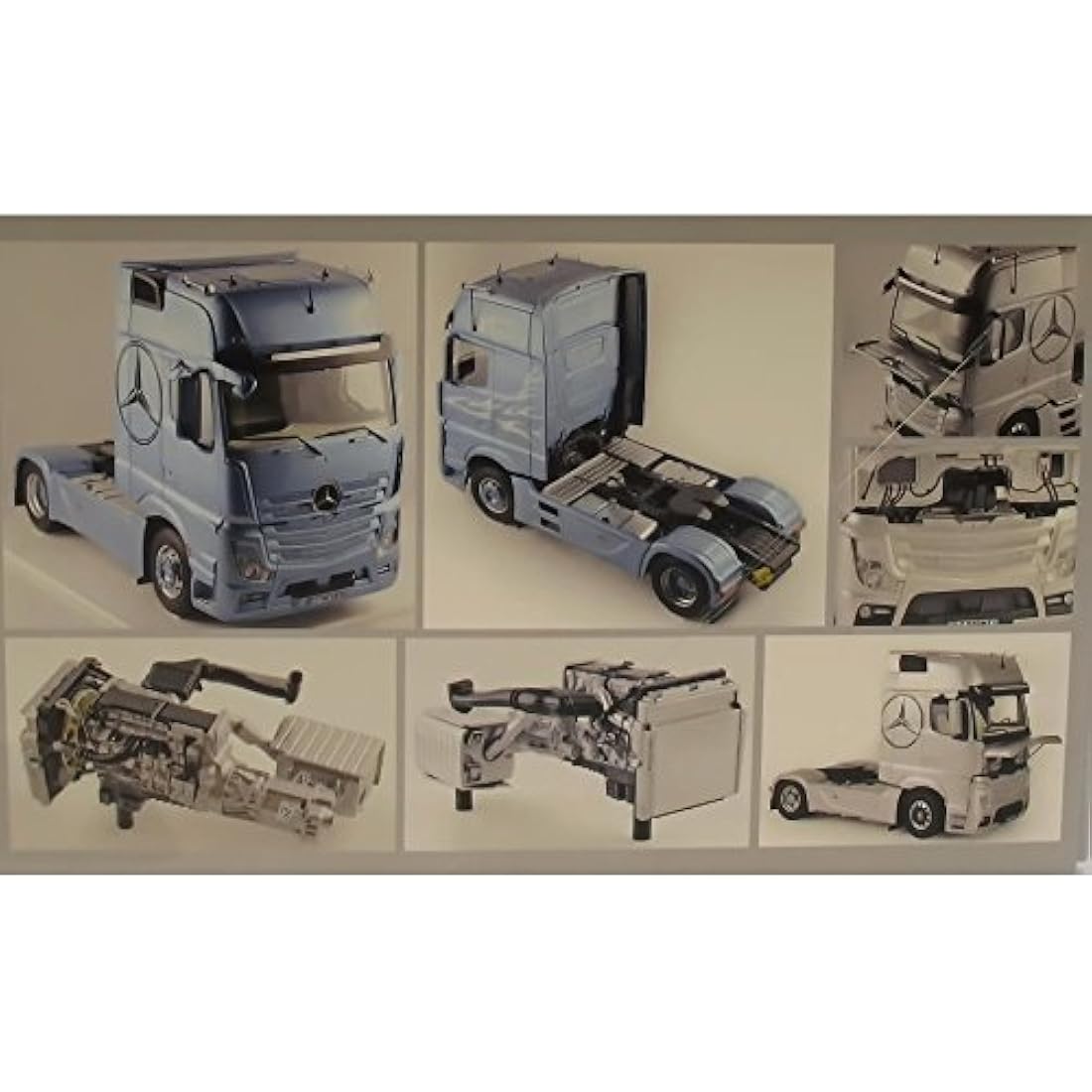 Italeri 1:72 Mercedes Benz Actros Gigaspace Model Truck Hobby Kit