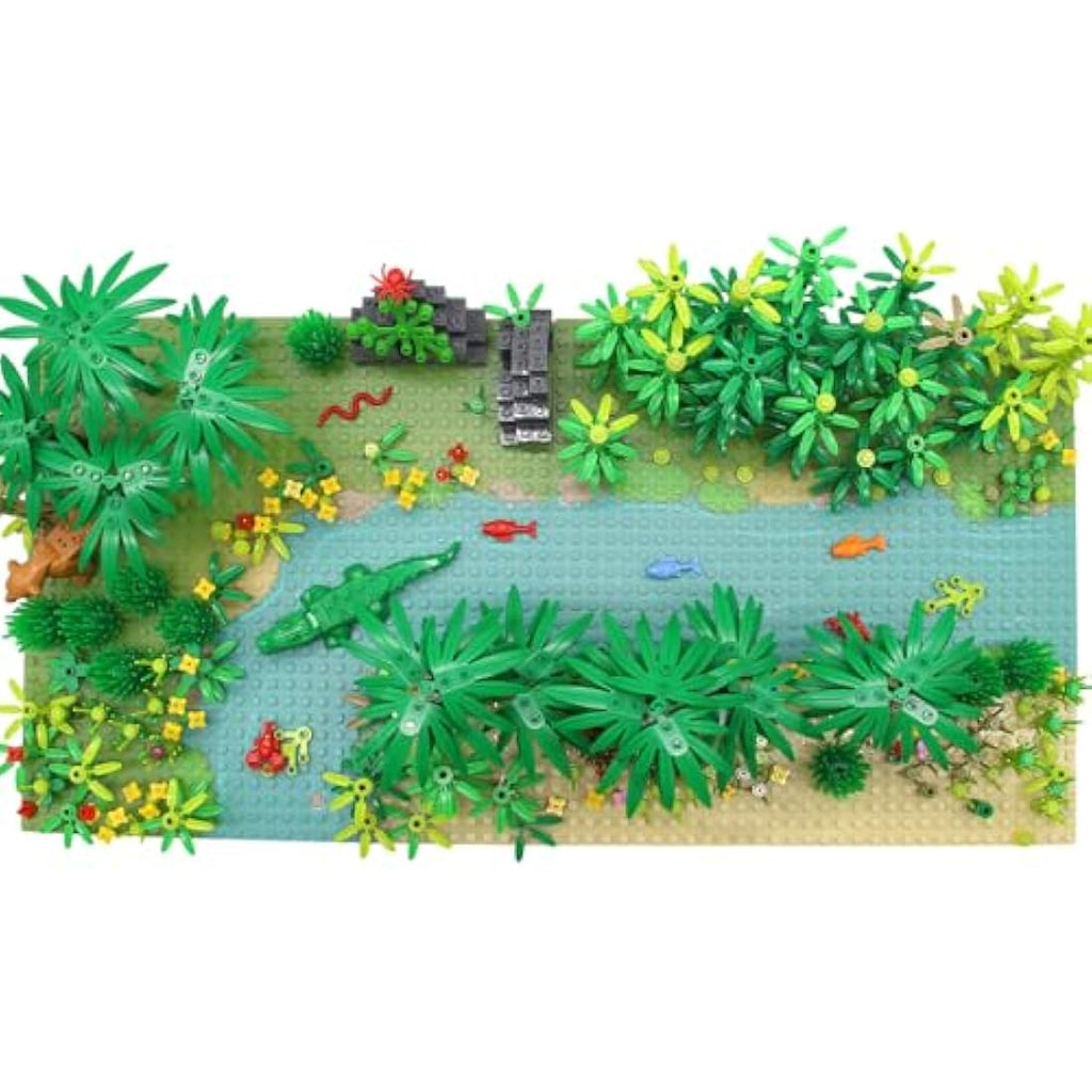 Jungle Animals Building Blocks – 582pc Forest Garden Set