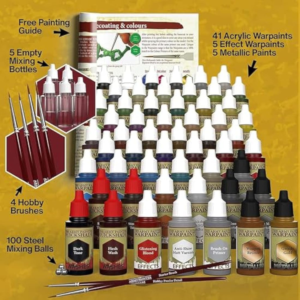 The Army Painter Mega Selection Miniature Paint Set - 55 Model Paints